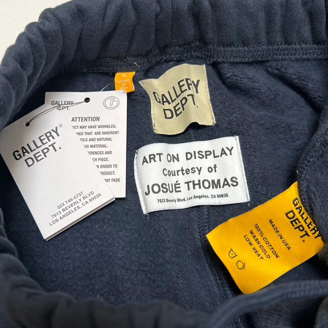 Gallery Dept. English Logo Sweat Pant English Basic Logo Sweat Pant Vintage Washed Trousers Washed Black S-XL ⚠️Note: The genuine product is not black and the color is navy blue. Don’t buy the wrong one!